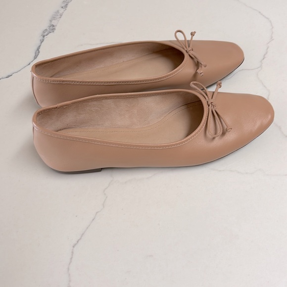 Schutz Arissa Ballet Flat EUC size 8.5B Tan/Nude - Picture 2 of 8